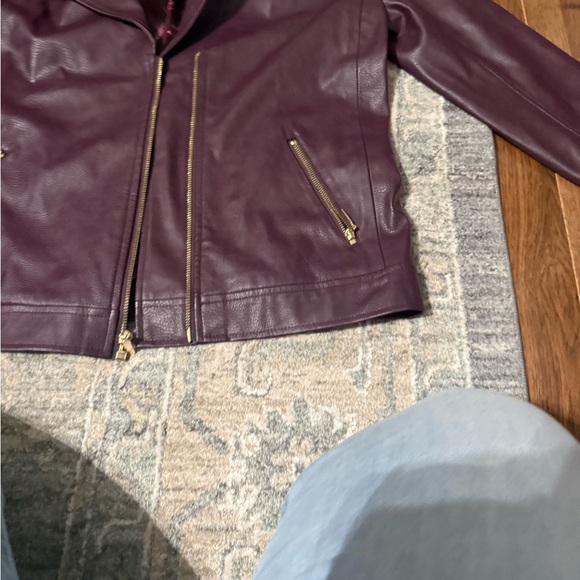 Chicos Women's Moto Leather Jacket - Picture 3 of 8